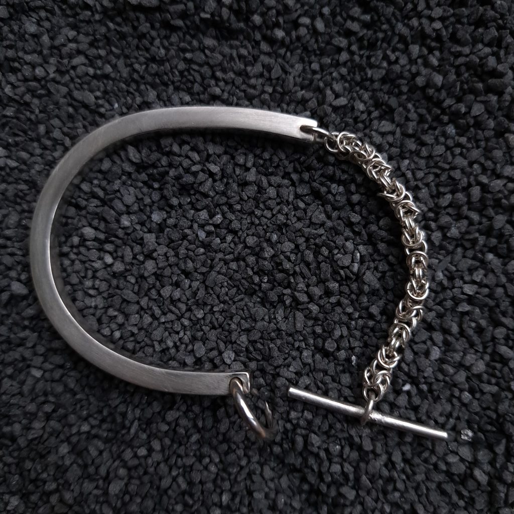 Bracelet jonc & maille ·PEVAR·bra02